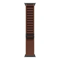Умные часы Apple Watch Ultra 4 49 мм, корпус чёрный титан (Black Titanium), ремешок Alpine Loop бордовый (Burgundy) S