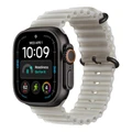 Умные часы Apple Watch Ultra 4 49 мм, корпус чёрный титан (Black Titanium), ремешок Ocean Band полупрозрачный серый (Translucent Gray)