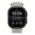 Умные часы Apple Watch Ultra 4 49 мм, корпус чёрный титан (Black Titanium), ремешок Ocean Band полупрозрачный серый (Translucent Gray)