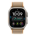 Умные часы Apple Watch Ultra 4 49 мм, корпус натуральный титан (Natural Titanium), ремешок Trail Loop песочный (Sand) M/L