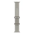 Умные часы Apple Watch Ultra 4 49 мм, корпус натуральный титан (Natural Titanium), ремешок Ocean Band полупрозрачный серый (Translucent Gray)