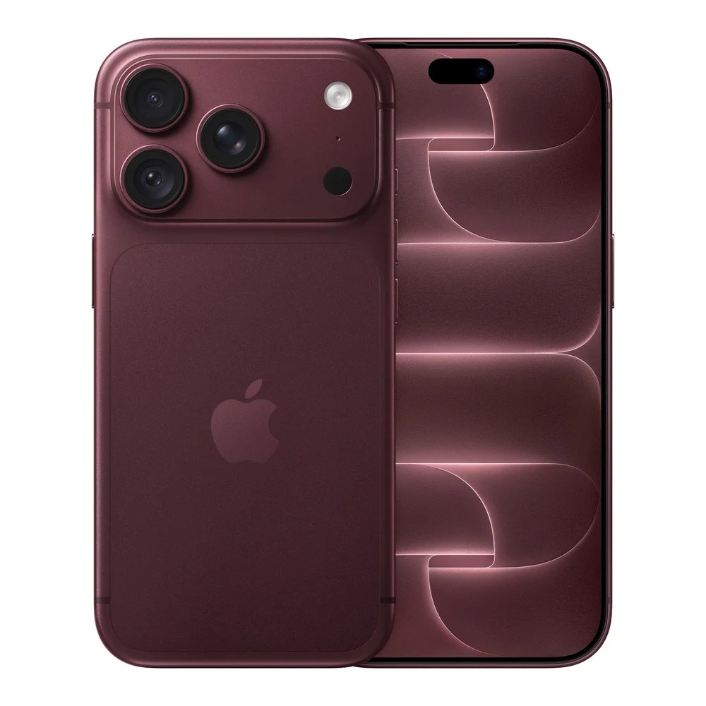 iPhone 18 Pro Burgundy: корпус сзади и экран спереди